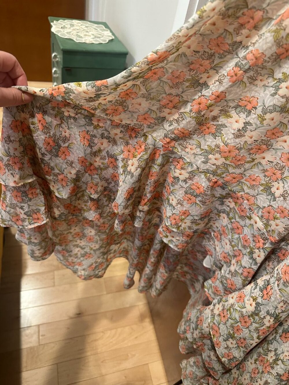 Romantic Flutter Sleeve, Smocked Waist Dress - Garden Boho, Spring/Summer - Picture 6 of 6